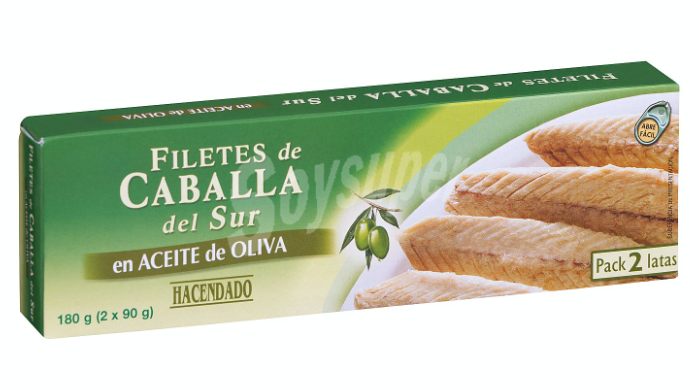 Brocoli con caballa en conserva y arroz con verduras.